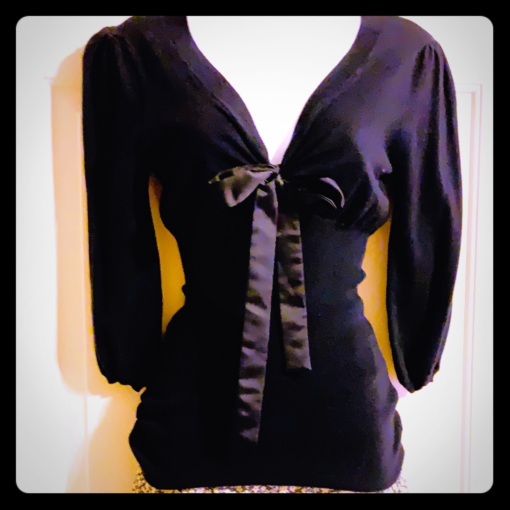 Black Bow Sweater